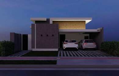 Imagem: A casa em condomínio possui 3 Dormitórios, 3 Banheiros, 2