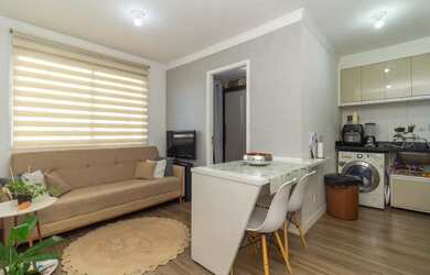 Imagem: O apartamento possui 2 Dormitórios, 1 Banheiro e 34m² de Área