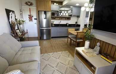 Imagem: O apartamento possui 2 Dormitórios, 2 Banheiros, 1 Vaga na