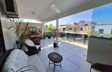 Imagem: O apartamento na cobertura possui 3 Dormitórios, 4 Banheiros