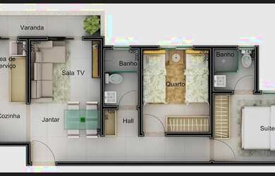 Imagem 4: Ultimas Unidades Apartamento 100 financiado na Zona Sul