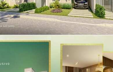 Imagem: A casa possui 4 Dormitórios, 4 Banheiros, 3 Vagas na garagem