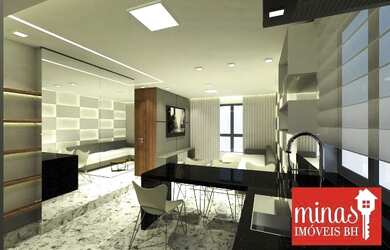 Imagem: O apartamento na cobertura possui 2 Dormitórios, 2 Banheiros