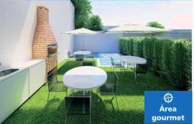 Imagem: O apartamento possui 2 Dormitórios, 1 Banheiro, 1 Vaga na garagem