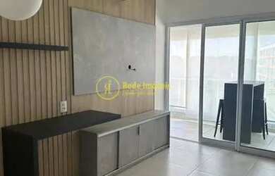 Imagem: O apartamento possui 1 Dormitório, 1 Banheiro, 1 Vaga na garagem