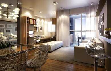 Imagem: O apartamento possui 2 Dormitórios, 2 Banheiros, 60m² de Área