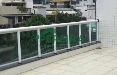 Imagem: O apartamento na cobertura possui 3 Dormitórios, 5 Banheiros