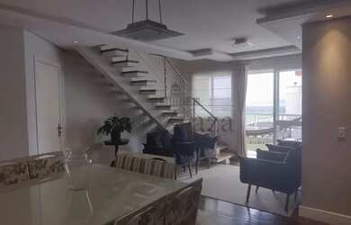 Imagem: O apartamento na cobertura possui 5 Dormitórios, 5 Banheiros