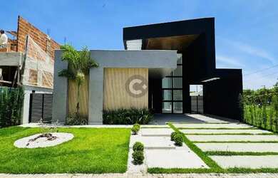 Imagem: A casa em condomínio possui 3 Dormitórios, 3 Banheiros, 4