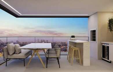 Imagem: O apartamento possui 3 Dormitórios, 4 Banheiros, 2 Vagas na