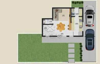 Imagem 2: Sobrado com 3 quartos - Bairro Água Verde - à venda