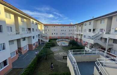 Imagem: O apartamento possui 2 Dormitórios, 1 Banheiro, 1 Vaga na garagem