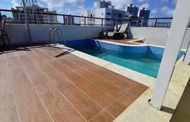 Imagem: O apartamento na cobertura possui 4 Dormitórios, 5 Banheiros