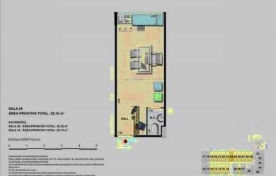 Imagem 4: Sala a venda com 20 metros quadrados na Taquara