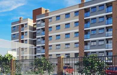 Imagem: O apartamento possui 2 Dormitórios, 1 Banheiro, 1 Vaga na garagem