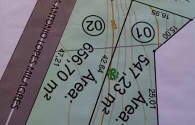 Imagem: O terreno possui 547m² de Área e está localizado em Santo