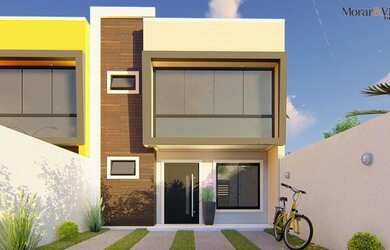 Imagem: A casa possui 3 Dormitórios, 2 Banheiros, 3 Vagas na garagem