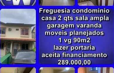 Imagem: A casa em condomínio possui 2 Dormitórios, 2 Banheiros, 1