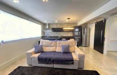 Imagem 3: Casa Sobreposta Alta a Venda 3 Suítes Churrasqueira Marapé Santos SP