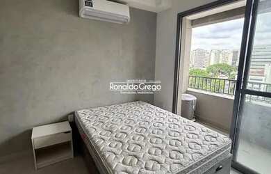 Imagem: O studio possui 1 Dormitório, 1 Banheiro, 25m² de Área e