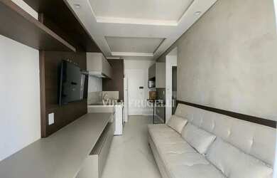 Imagem 5: Apartamento de 31m² mobiliado, com 1 suíte, ar-condicionado e varanda. Pinheiros, São Paul