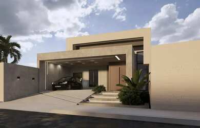 Imagem: A casa possui 3 Dormitórios, 1 Banheiro, 3 Vagas na garagem