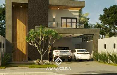 Imagem: A casa possui 4 Dormitórios, 1 Banheiro, 4 Vagas na garagem