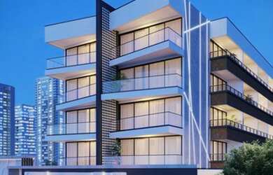 Imagem: O apartamento possui 1 Dormitório, 1 Banheiro, 1 Vaga na garagem