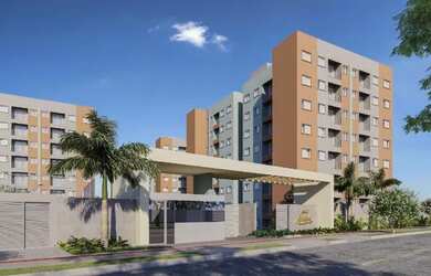 Imagem: O apartamento possui 2 Dormitórios, 1 Banheiro, 1 Vaga na garagem