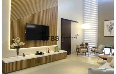 Imagem: A casa em condomínio possui 4 Dormitórios, 5 Banheiros, 4