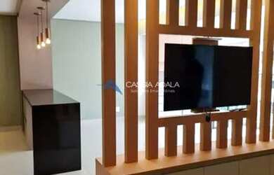 Imagem: O apartamento possui 1 Dormitório, 1 Banheiro, 1 Vaga na garagem