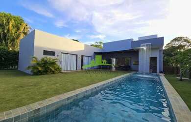 Imagem 2: Casa Moderna Térrea à Venda no Condomínio Vida Marina, Busca Vida, Camaçari