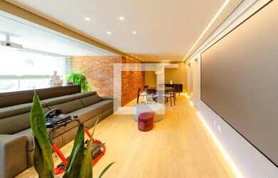 Imagem: O apartamento na cobertura possui 4 Dormitórios, 4 Banheiros