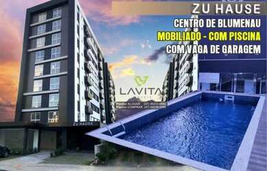 Imagem: O apartamento possui 1 Dormitório, 1 Banheiro, 1 Vaga na garagem