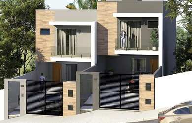 Imagem: A casa possui 3 Dormitórios, 3 Banheiros, 2 Vagas na garagem