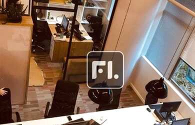 Imagem: O depósito para alugar possui 5 Vagas na garagem e 145m² de