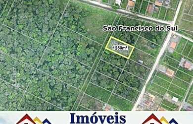 Imagem: O terreno possui 1.250m² de Área e está localizado em Balneário