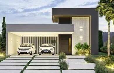 Imagem: A casa possui 3 Dormitórios, 2 Banheiros, 1 Vaga na garagem