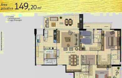Imagem 14: Condomínio Vision Residence 3 Suítes / 150m² / 3 Vagas / Vista Rio...