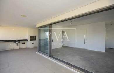 Imagem 7: Novo com espaçosa varanda gourmet integrada no Campo Belo