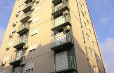 Imagem: O apartamento possui 1 Dormitório, 1 Banheiro, 1 Vaga na garagem