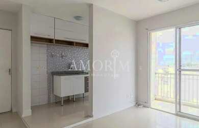 Imagem: O apartamento possui 2 Dormitórios, 1 Banheiro, 1 Vaga na garagem