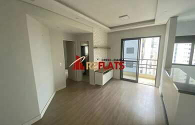 Imagem: O apartamento possui 1 Dormitório, 1 Banheiro, 1 Vaga na garagem