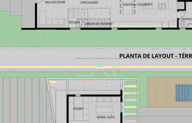 Imagem: A casa possui 3 Dormitórios, 2 Banheiros, 2 Vagas na garagem