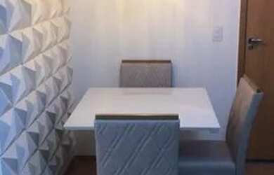 Imagem: O apartamento possui 2 Dormitórios, 1 Banheiro, 1 Vaga na garagem