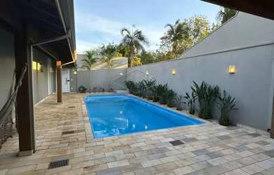 Imagem 2: Casa Padrão em Jaú. Piscina, 12m² de Área, 2 Vagas na garageme3 Dormitórios