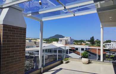 Imagem: O apartamento na cobertura possui 3 Dormitórios, 3 Banheiros