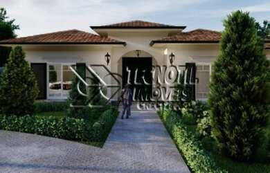 Imagem: A casa em condomínio possui 4 Dormitórios, 2 Banheiros, 3