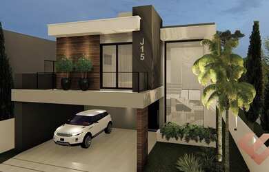 Imagem: A casa em condomínio possui 3 Dormitórios, 4 Banheiros, 2