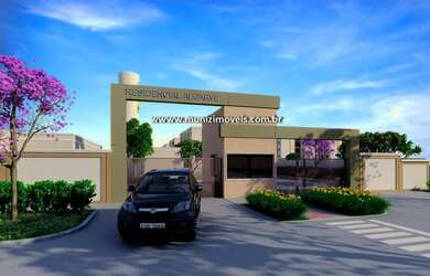 Imagem: O apartamento possui 2 Dormitórios, 1 Banheiro, 1 Vaga na garagem